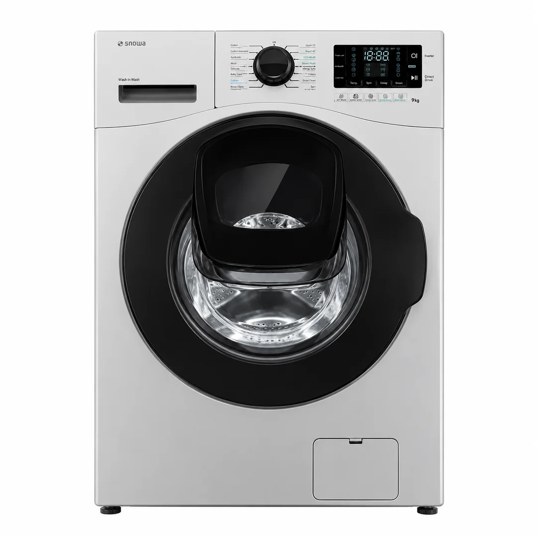 ماشین لباسشویی اسنوا مدل SWM-F92 ظرفیت 9 کیلوگرم