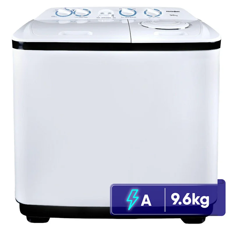 ماشین لباسشویی دو قلو 9.6 کیلوگرم نیمه‌ اتوماتیک پاکشوما مدل NA9