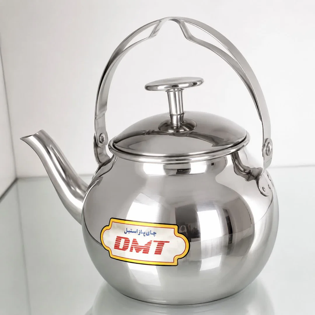 کتری استیل لوله‌دار DMT یک لیتری