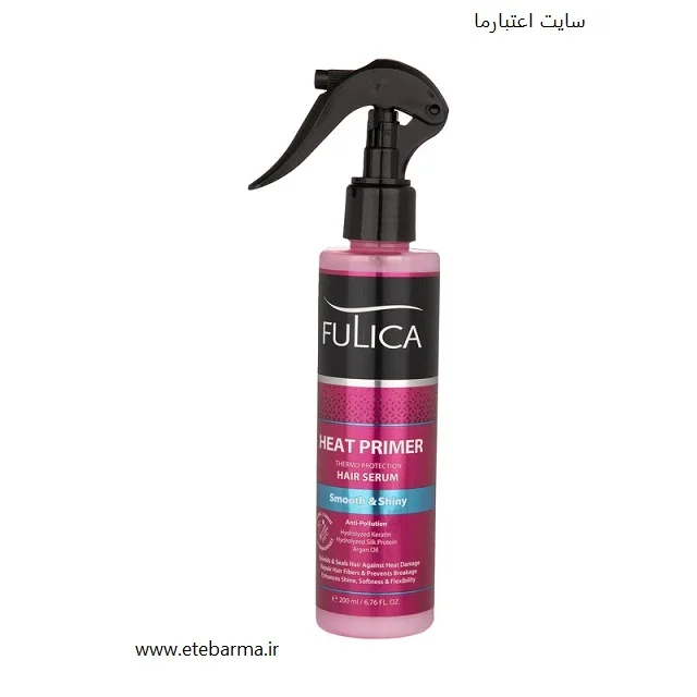 اسپری محافظ حرارتی مو فولیکا مدل Heat Primer حجم 200 میلی لیتر