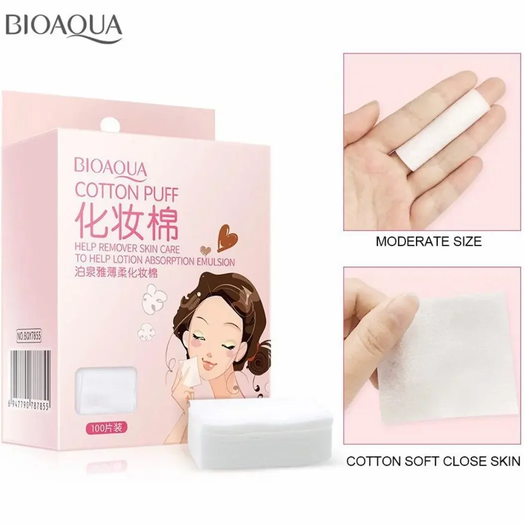 پد پاک کننده آرایش پنبه ای بایوآکوا مدل Cotton Puff