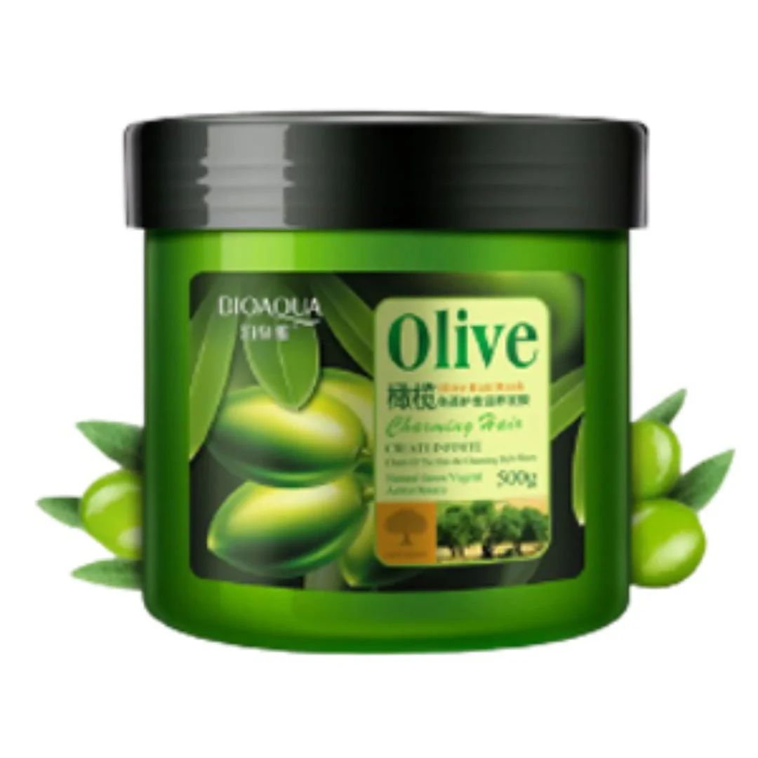 ماسک مو کاسه ای بایوآکوا مدل Olive حاوی روغن زیتون وزن 500 گرم
