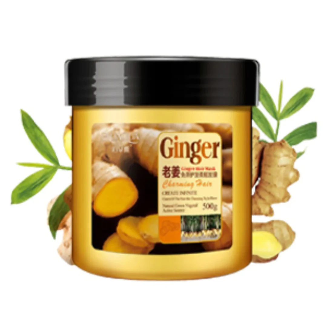 ماسک مو بایوآکوا مدل Ginger حاوی زنجبیل حجم 500 میلی لیتر