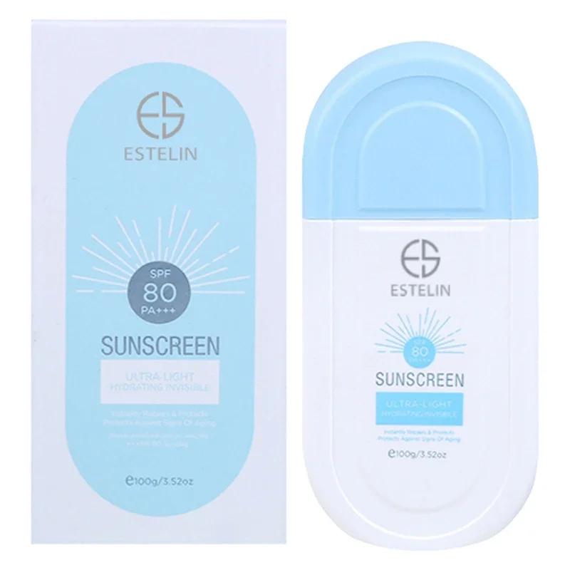 کرم ضد آفتاب بی رنگ آبرسان استلین SPF80 دکتر راشل مدل ULTRA LIGHT مناسب انواع پوست با وزن 100 گرم