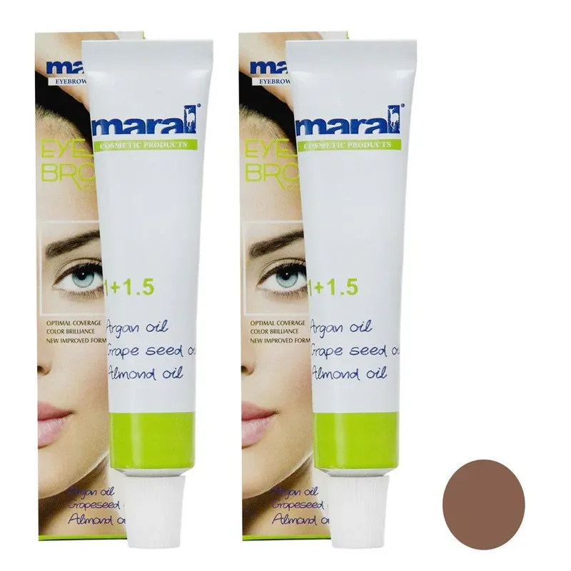 رنگ ابرو مارال شماره 7 حجم 15 میلی لیتر رنگ بلوند شکلاتی متوسط