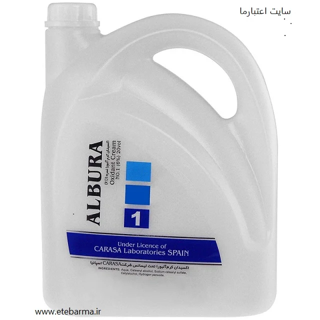 اکسیدان آلبورا 6 درصد حجم 4 لیتر