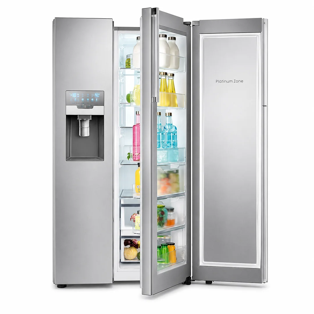 یخچال فریزر ساید بای ساید 28 فوت اسنوا مدل S3Di-S100-