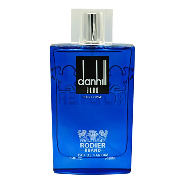 ادوپرفیوم مردانه رودیر برند مدل danhill blue حجم 100 میلی لیتر