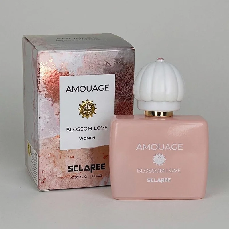 عطر جیبی زنانه اسکلاره مدل Amouage blossom love با رایحه شیرین حجم 30 میلی‌ لیتر
