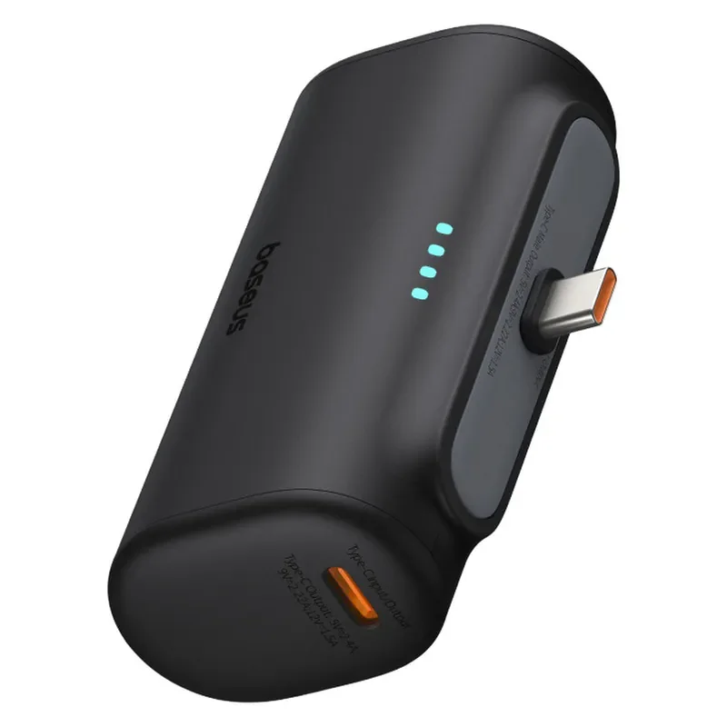 پاوربانک 20 وات باسئوس مدل Compact Fast Charging Type-C Edition ظرفیت 5000 میلی آمپر ساعت