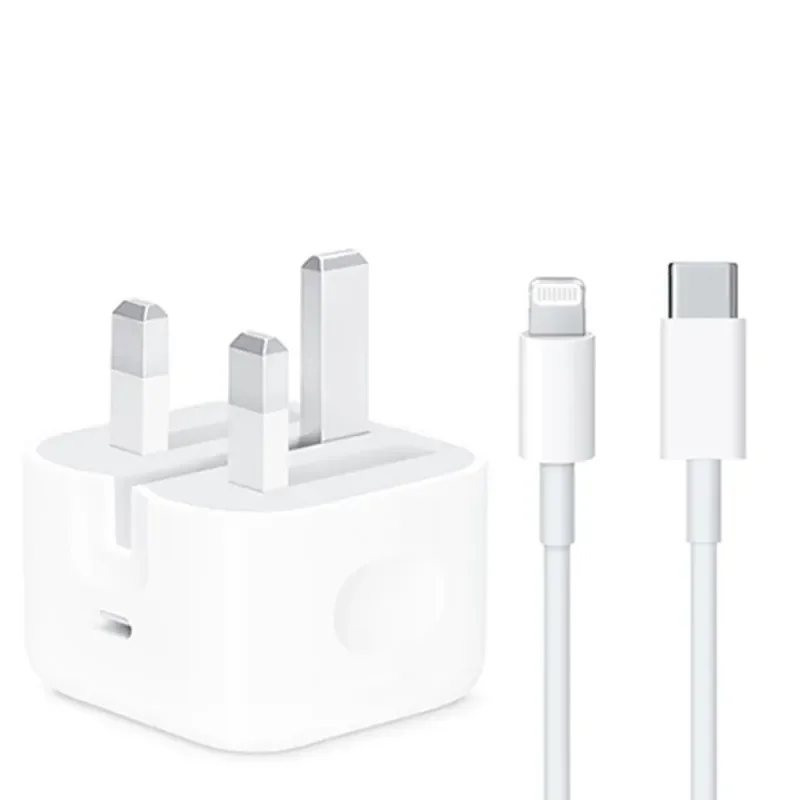 شارژر دیواری 25 وات مدل iphone 14promax به همراه کابل لایتنینگ