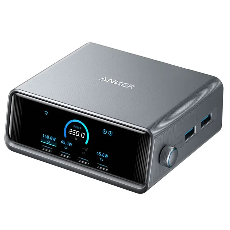 شارژر رومیزی 250 وات 6 پورت انکر مدل Prime Charger A2345