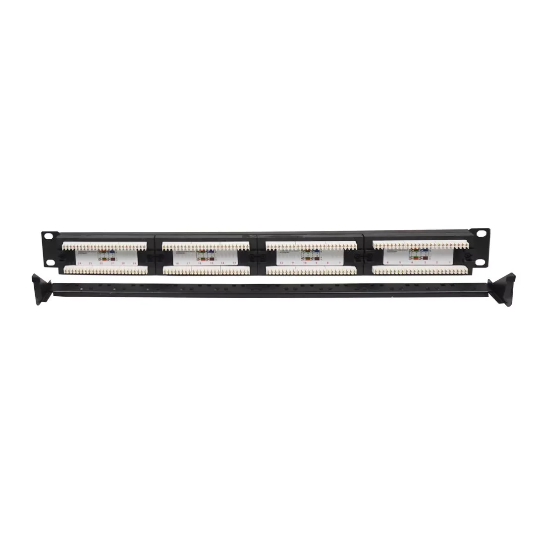 پچ پنل 24 پورت Cat6 UTP وی نت V-LP10