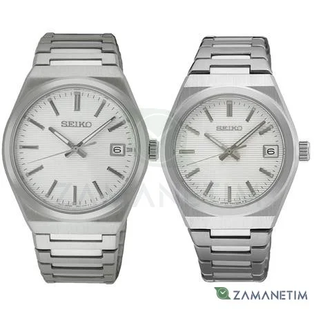 ست ساعت مچی عقربه ای زنانه و مردانه سیکو مدل sur573p1-sur553p1
